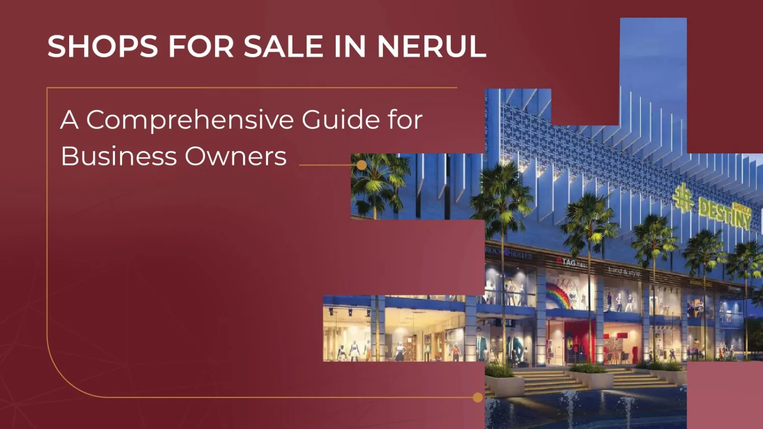 Shops for Sale in Nerul: A Comprehensive Guide for Business Owners